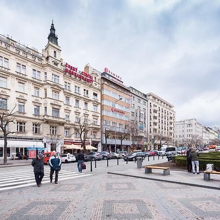 Wenceslas Square Apartment Prága Kültér fotó