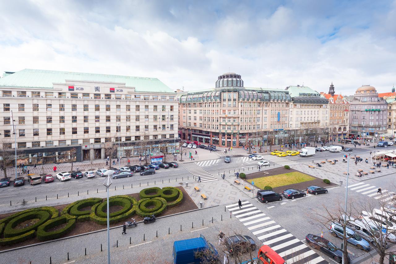 Wenceslas Square Apartment Prága Kültér fotó