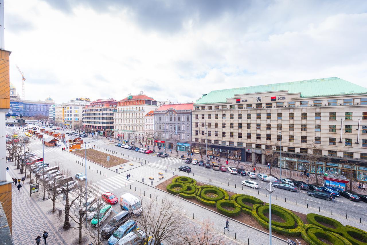 Wenceslas Square Apartment Prága Kültér fotó